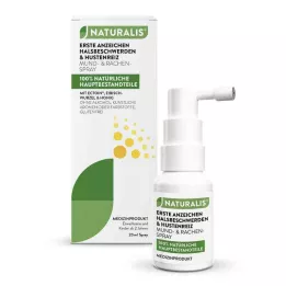 NATURALIS Spray para a boca e garganta, 20 ml