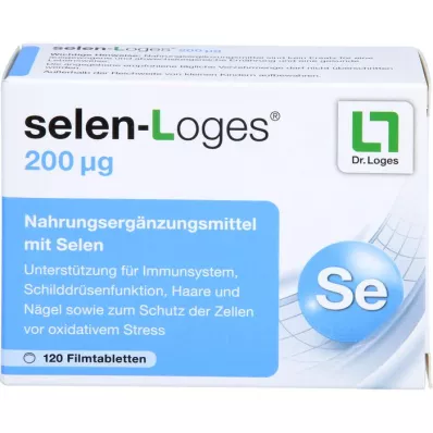 SELEN-LOGES Comprimidos revestidos por película de 200 µg, 120 unidades