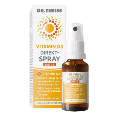 DR.THEISS Vitamina D3 em spray direto, 20 ml DR.THEISS Vitamina D3 em spray direto, 20 ml