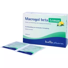 MACROGOL beta Lemon Plv.z.Her.e.Lsg.z.Oral, 10 unid