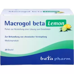 MACROGOL beta Lemon Plv.z.Her.e.Lsg.z.Oral, 20 unid