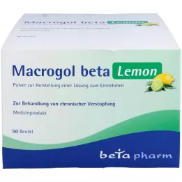 MACROGOL beta Lemon Plv.z.Her.e.Lsg.z.Oral, 50 unid