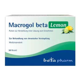 MACROGOL beta Lemon Plv.z.Her.e.Lsg.z.Oral, 50 unid