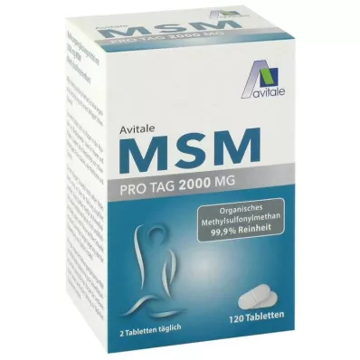 MSM comprimidos de 2.000 mg, 120 unidades MSM comprimidos de 2.000 mg, 120 unidades