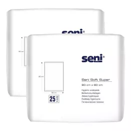 Base de proteção de cama Seni® Soft Super 90x60 cm, 2x25 peças