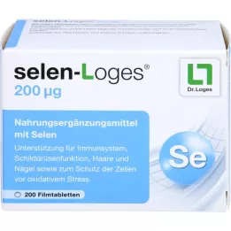 SELEN-LOGES Comprimidos revestidos por película de 200 µg, 200 unidades