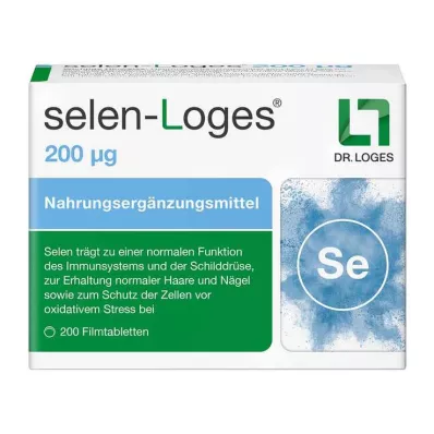 Selen-Loges 200 µg comprimidos revestidos por película, 200 unidades Selen-Loges 200 µg comprimidos revestidos por película, 200 unidades