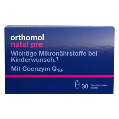 ORTHOMOL Natal pre capsules, 30 pcs ORTHOMOL Natal pre capsules, 30 pcs