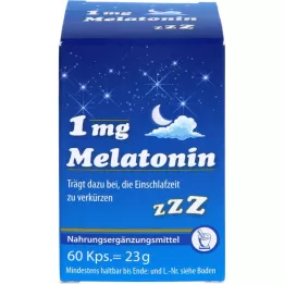 MELATONIN Cápsulas de 1 mg, 60 unid