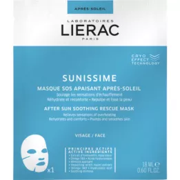 LIERAC Sunissime Suavizante Pós-Solar SOS Máscara, 1X18 ml