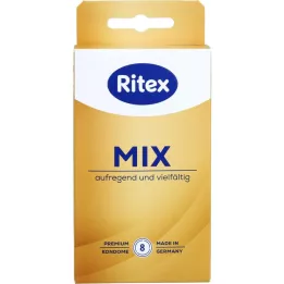 RITEX Preservativos mistos, 8 unidades