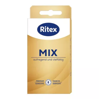 RITEX Preservativos mistos, 8 unidades RITEX Preservativos mistos, 8 unidades