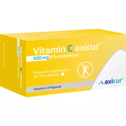 VITAMIN C AXICUR Comprimidos revestidos por película de 500 mg, 100 unidades