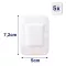HANSAPLAST Penso para feridas ultrassensível 5x7,2 cm XL, 5 unid