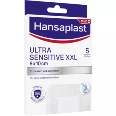 HANSAPLAST Penso ultrassensível para feridas 8x10 cm XXL, 5 unid