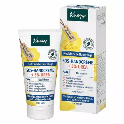KNEIPP SOS-Creme de mãos+5% ureia onagra, 50 ml