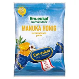 EM-EUKAL Rebuçados recheados com mel de Manuka contendo açúcar, 75 g