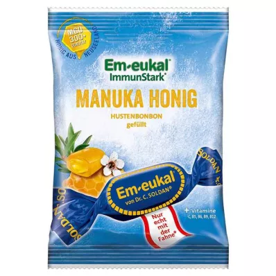 EM Doces Eukal Manuka mel recheado com açúcar, 75 g EM Doces Eukal Manuka mel recheado com açúcar, 75 g