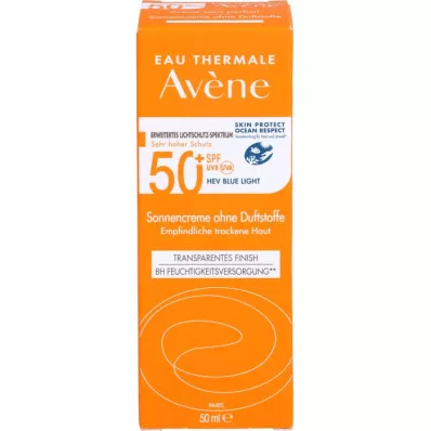 AVENE Creme solar SPF 50+ sem perfume, 50 ml