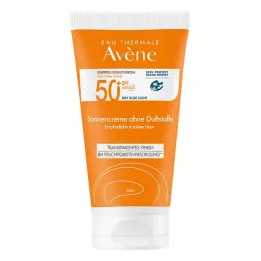 AVENE Creme solar SPF 50+ sem perfume, 50 ml