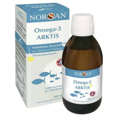 NORSAN Omega-3 Arctic com vitamina D3 líquido, 200 ml