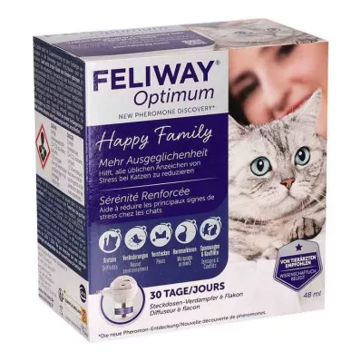 FELIWAY OPTIMUM Kit inicial para gatos, 48 ml