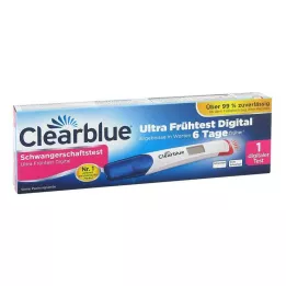 CLEARBLUE Teste de gravidez Ultra Early Test digital, 1 unidade