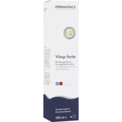 DERMASENCE Espuma de limpeza Vitop forte, 200 ml