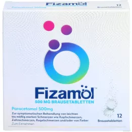 FIZAMOL Comprimidos efervescentes de 500 mg, 12 unidades