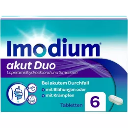 IMODIUM duo agudo 2 mg/125 mg comprimidos, 6 unid