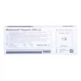 MEDUNASAL-Heparina 500 U.I. ampolas, 10X5 ml