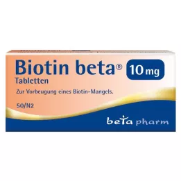 BIOTIN BETA Comprimidos de 10 mg, 50 unidades