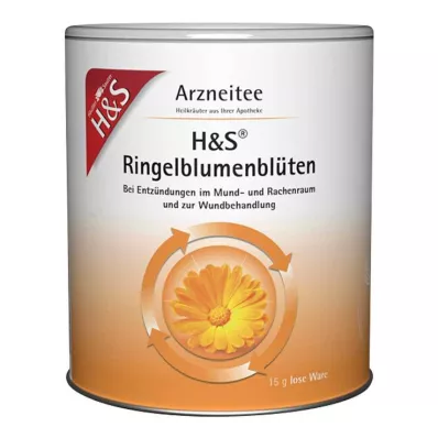 H&S Chá de flores de calêndula, 15 g H&S Chá de flores de calêndula, 15 g