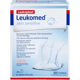 LEUKOMED estéril sensível à pele 8x10 cm, 20 pcs