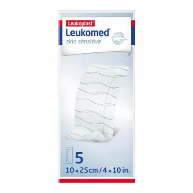 LEUKOMED estéril sensível à pele 10x25 cm, 5 unid