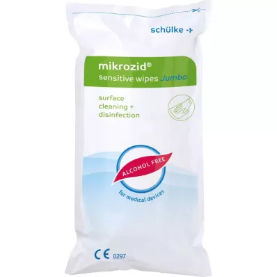 MIKROZID Toalhetes sensíveis premium Des.MP+Superfície macia, 100 unid