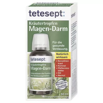 Tetesept gotas de ervas gastrointestinais, 50 ml Tetesept gotas de ervas gastrointestinais, 50 ml