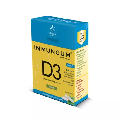 VITAMIN D3 IMMUNGUM Pastilha elástica, 28 g