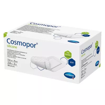 Penso para feridas de silicone Cosmopor® 5x7,2 cm, 50 un Penso para feridas de silicone Cosmopor® 5x7,2 cm, 50 un