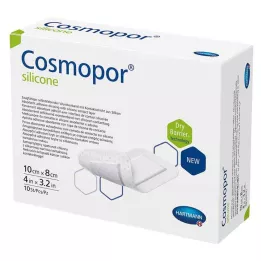 COSMOPOR penso de silicone para feridas 8x10 cm, 10 unid
