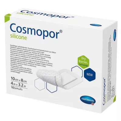 Curativo de silicone Cosmopor® 8x10 cm, 10 unid