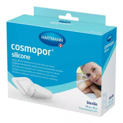 Penso para feridas de silicone Cosmopor 8x10 cm, 5 un Penso para feridas de silicone Cosmopor 8x10 cm, 5 un