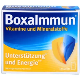 BOXAIMMUN Saquetas de vitaminas e minerais, 12X6 g