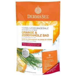 DERMASEL Sais de banho do Mar Morto Laranja &amp; Cedro, 1 P