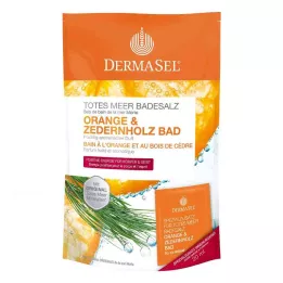 DERMASEL Sais de banho do Mar Morto Laranja & Cedro, 1 P