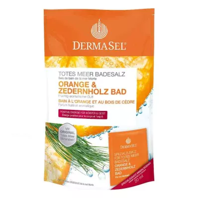 DERMASEL Sais de banho do Mar Morto Laranja & Cedro, 1 P DERMASEL Sais de banho do Mar Morto Laranja & Cedro, 1 P