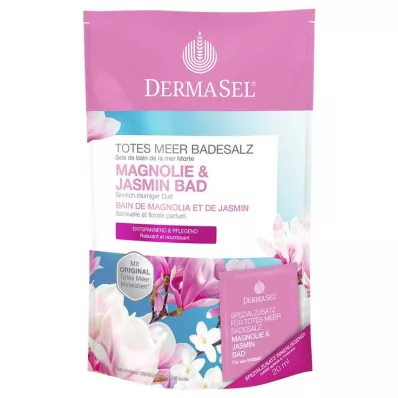 DERMASEL Sais de banho do Mar Morto magnólia & Jasmim, 1 p DERMASEL Sais de banho do Mar Morto magnólia & Jasmim, 1 p