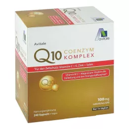 COENZYM Q10 100 mg cápsulas+vitaminas+minerais, 240 pcs