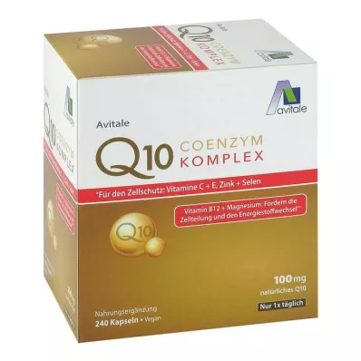 Coenzima Q10 100 mg cápsulas + vitaminas + minerais, 240 unid