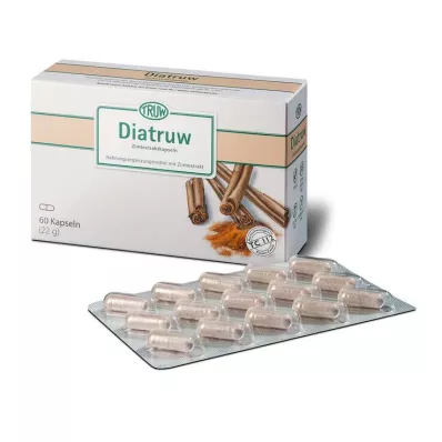 DIATRUW Cápsulas de extrato de canela, 60 unid DIATRUW Cápsulas de extrato de canela, 60 unid